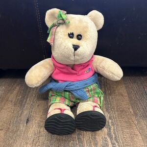 Starbucks 62nd Edition Bearista Bear Preppy Summer Vacation Girl Bear Plush 2007
